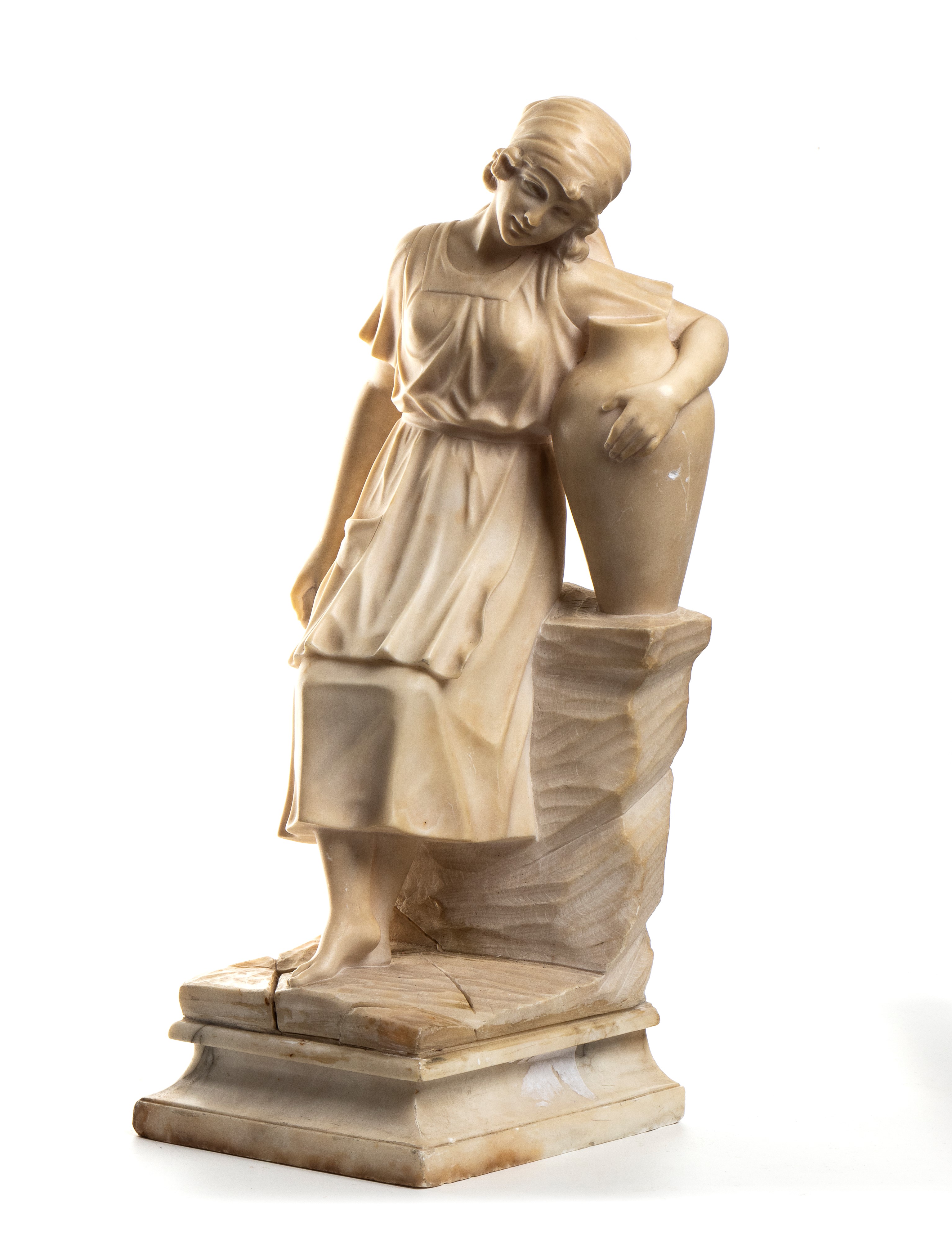 Scultura Francese in Alabastro