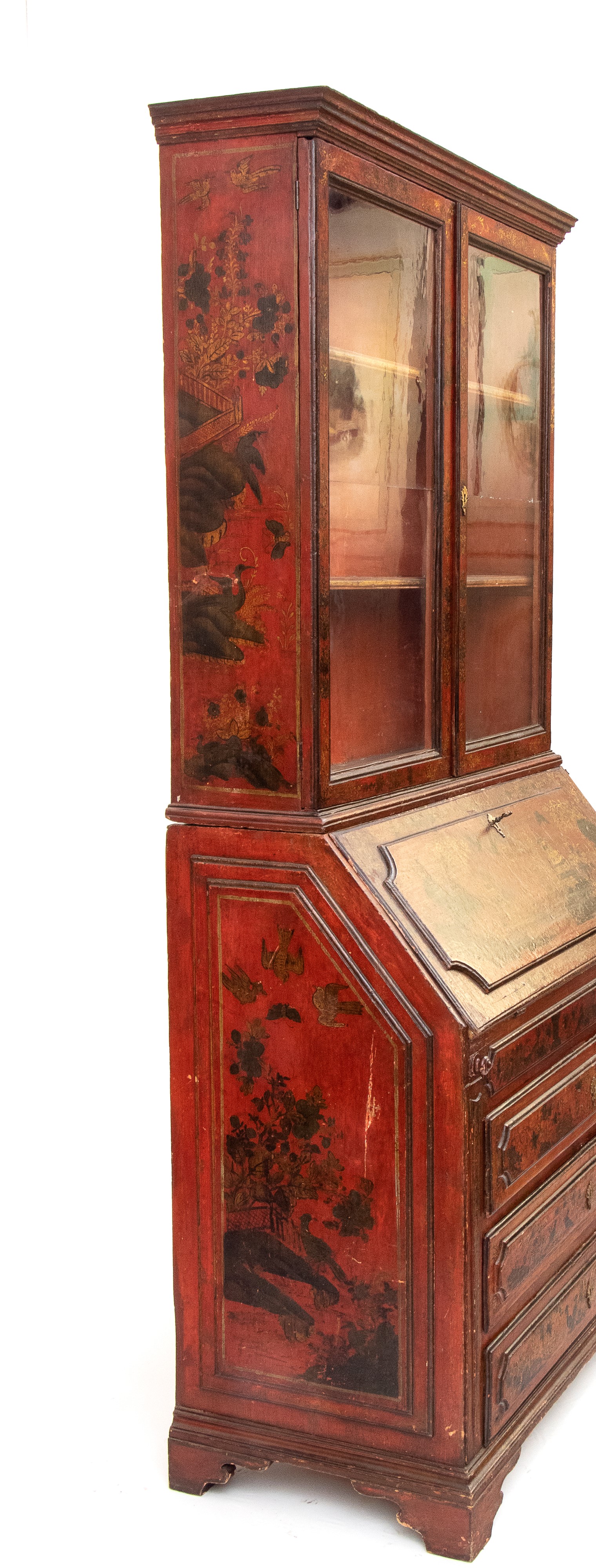 Trumeau piemontese laccato a chinoiserie, Torino, XVIII secolo