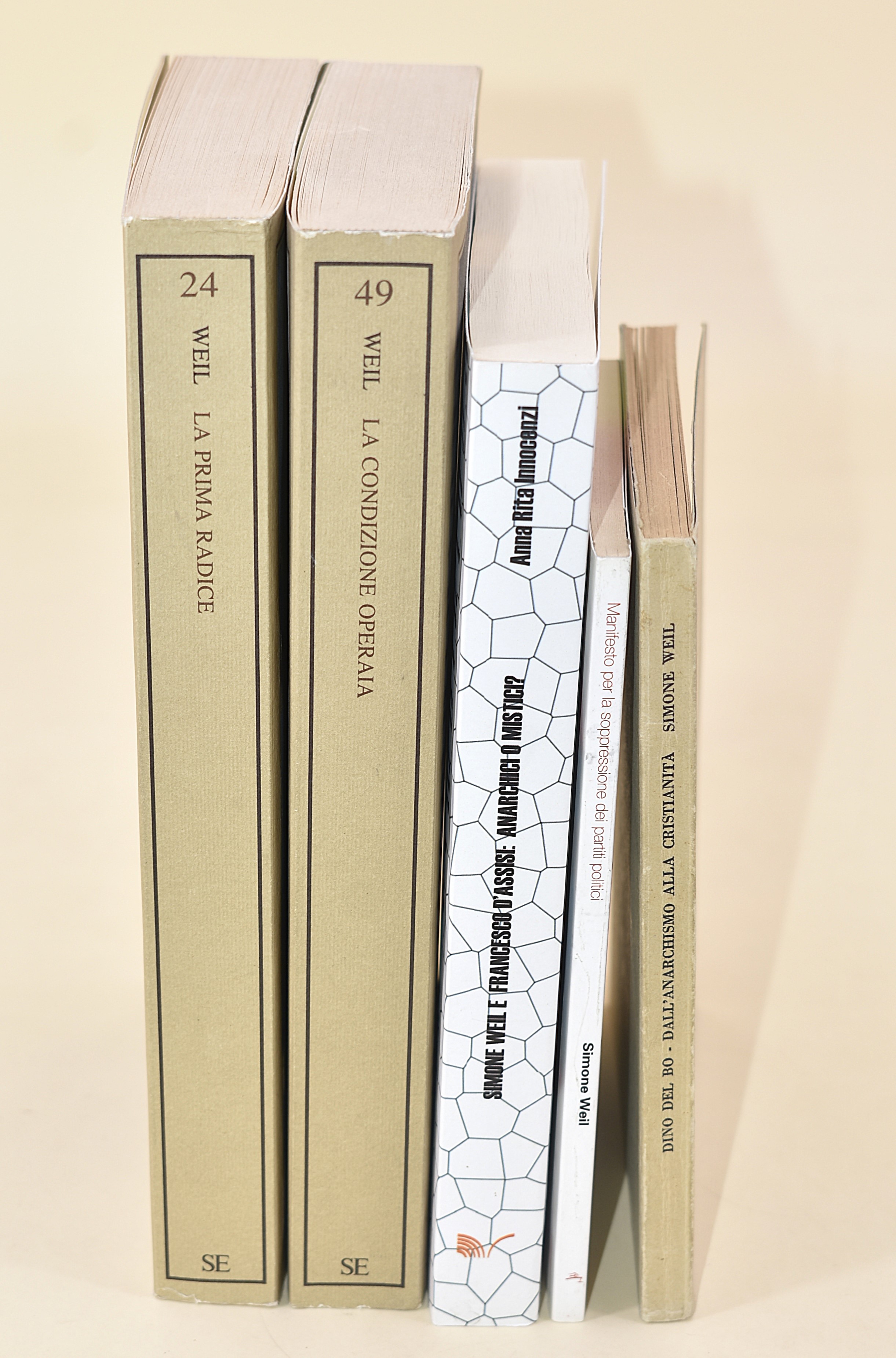 Opere di e su Simone Weil - 5 volumi