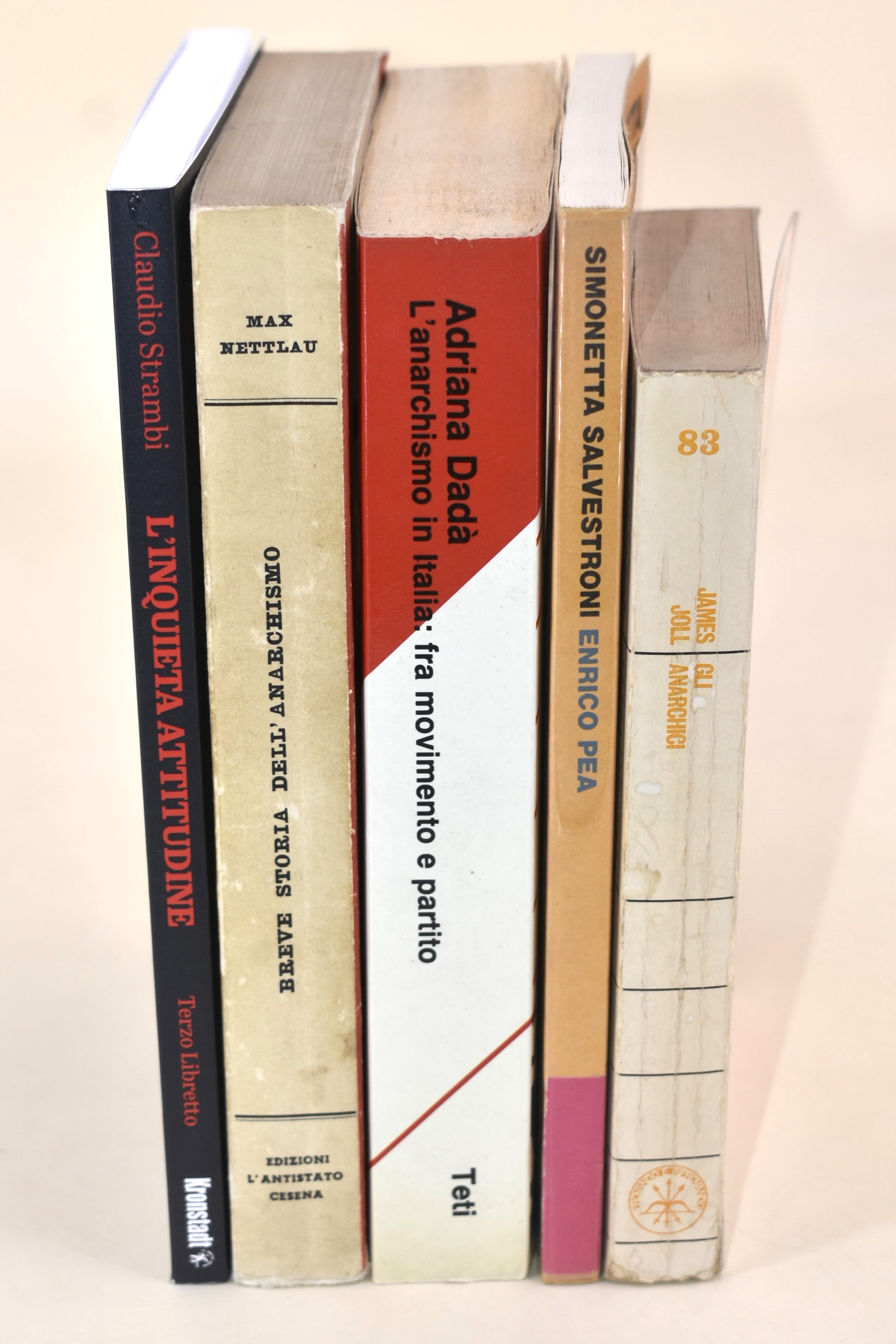 Opere sul pensiero anarchico - 5 volumi