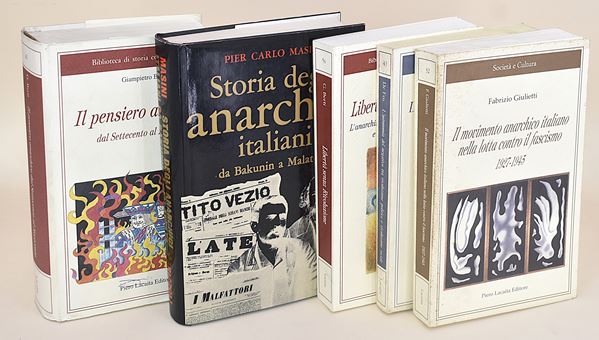 Storia degli anarchisti - 5 volumi