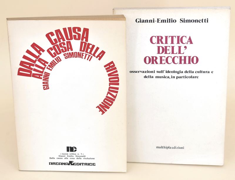 Opere di Giulio Emilio Simonetti sulla Rivoluzione Musicale - 2 Volumi