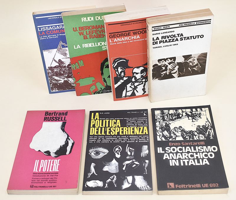 Opere sull'anarchia, i movimenti libertari, socialismo anarchico e rivolte - 7 volumi
