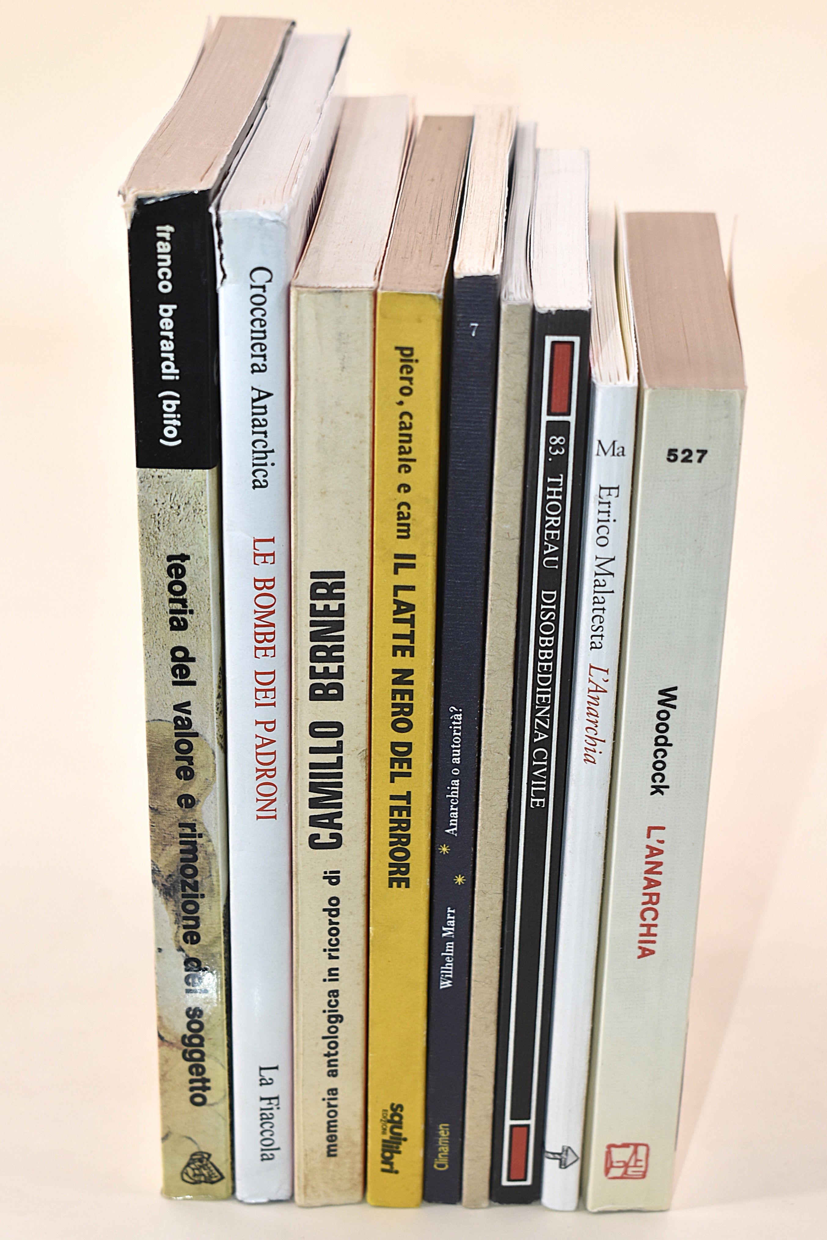 Opere sull'anarchia e sulla lotta di classe - 9 volumi