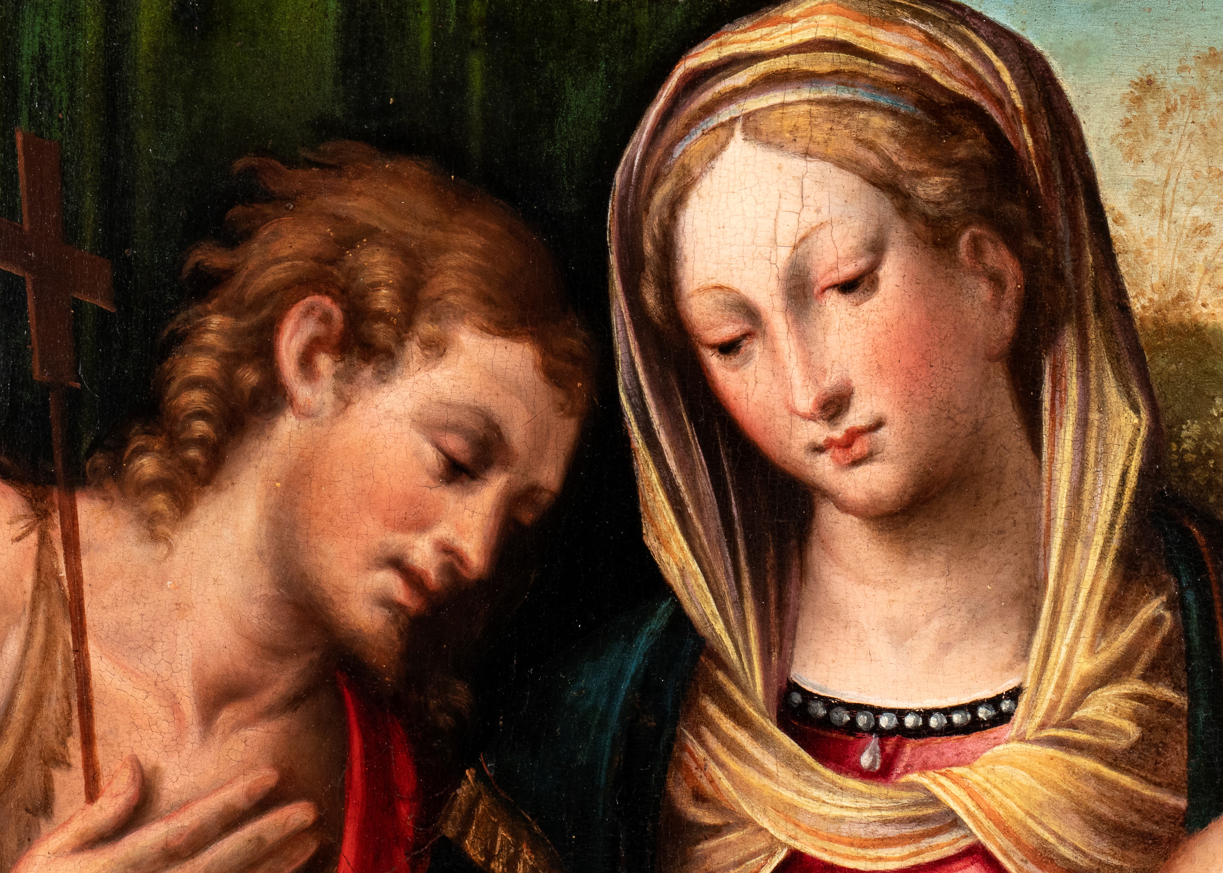 Bartolomeo Ramenghi il Bagnacavallo - Madonna con Bambino, San Giovanni Battista e San Girolamo