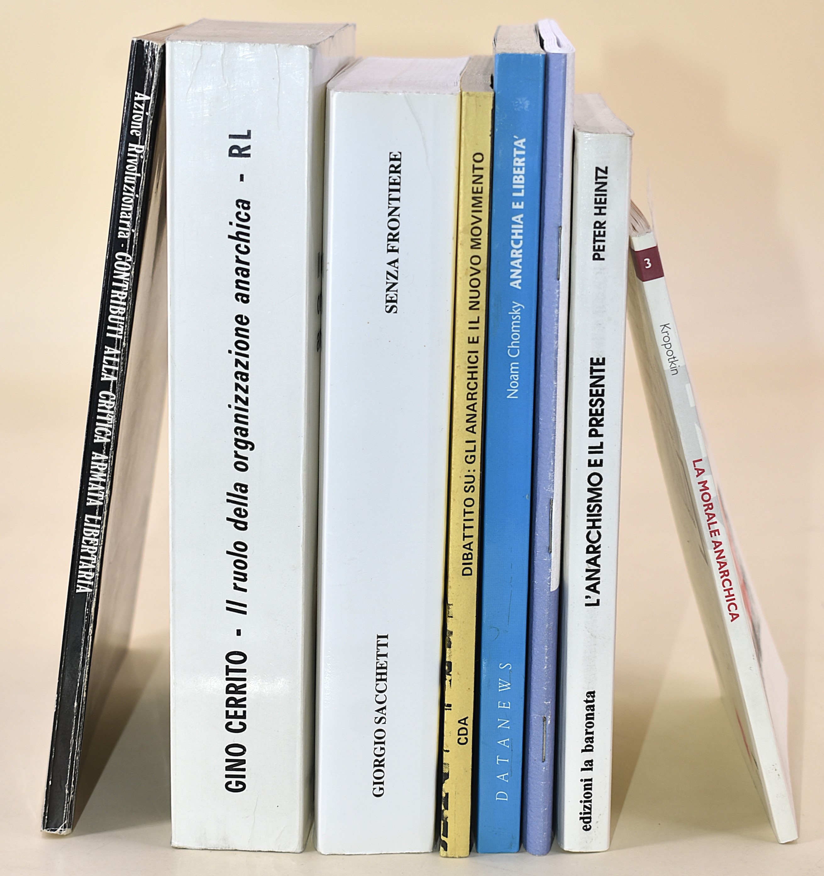 Opere sull'anarchia e sulla Rivolta di Genova - 8 volumi