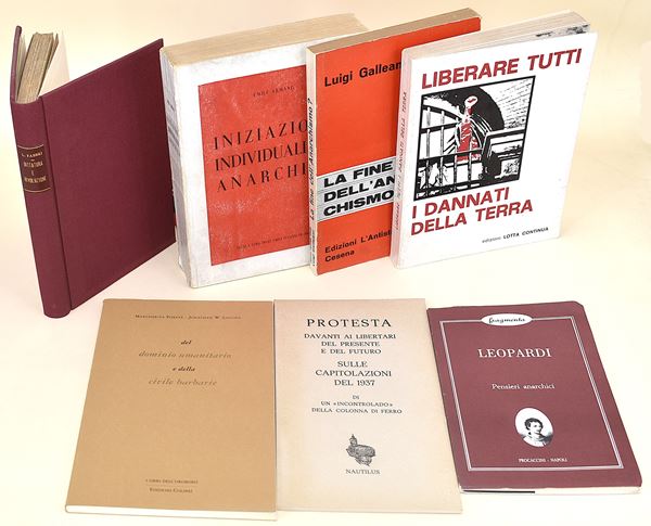 Opere sull'anarchia, sulla dittatura e sulla lotta armata - 7 volumi