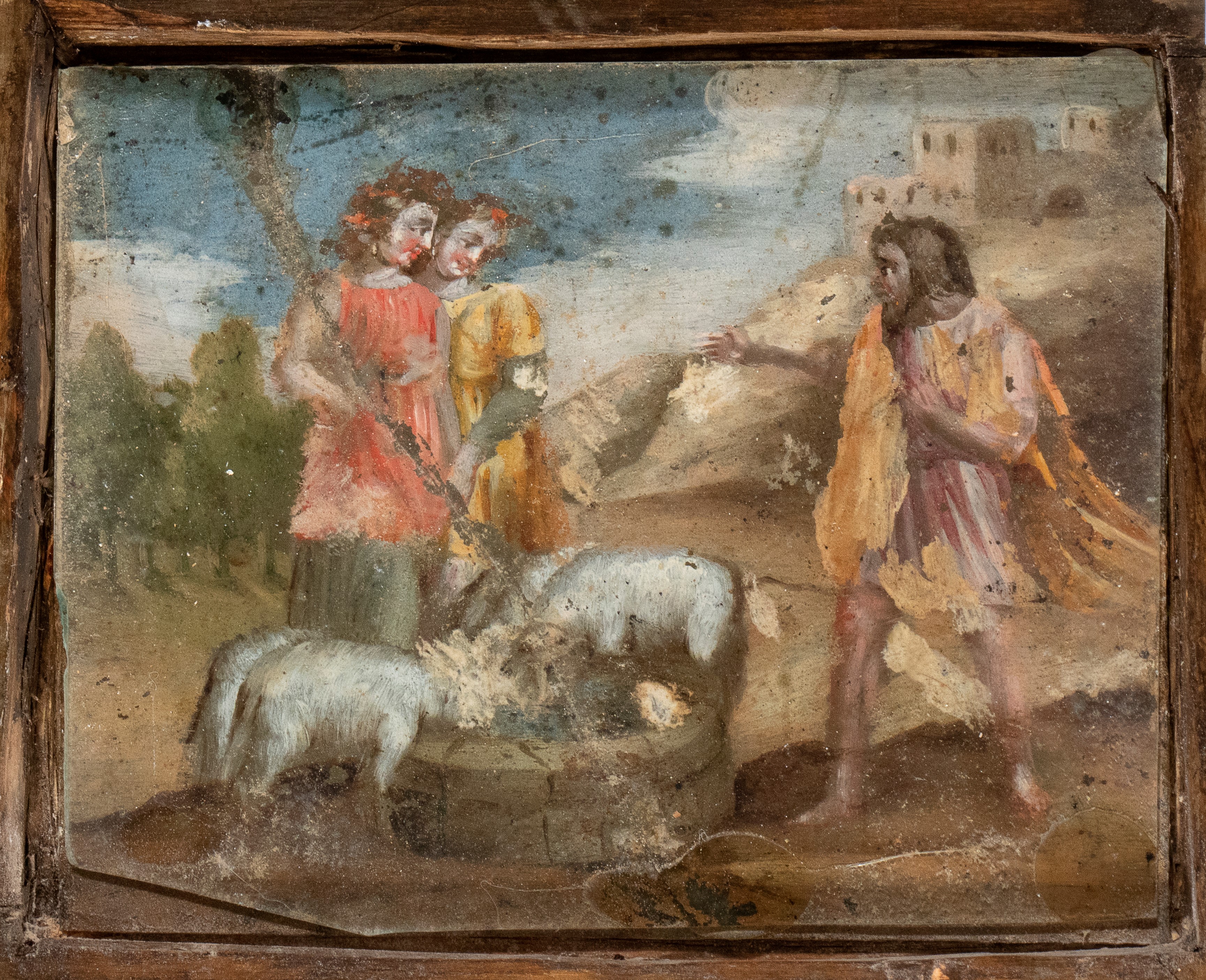 Artista Meridionale, XVIII Secolo - Mosè al Pozzo
