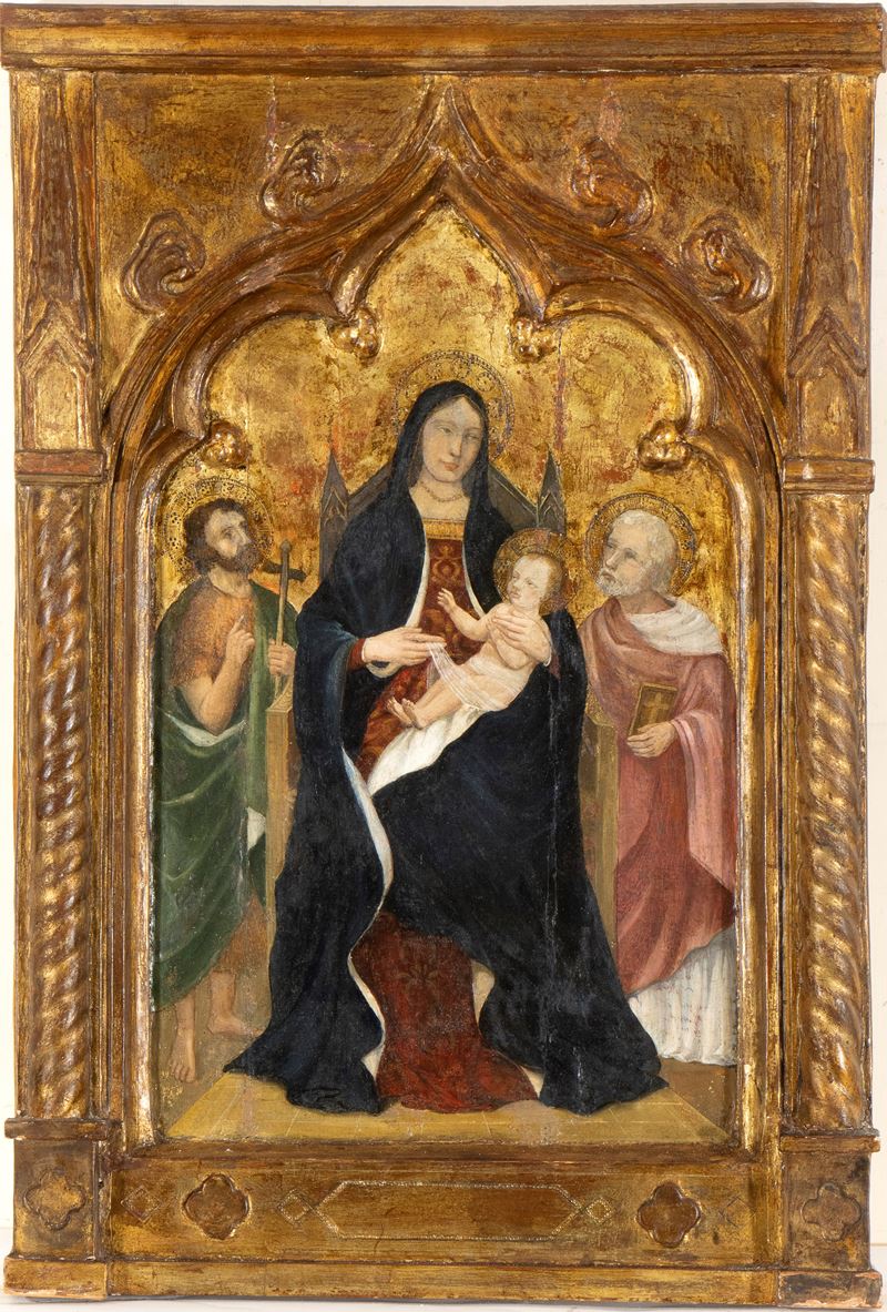 Bicci di Lorenzo - Madonna in Trono con Bambino e Santi