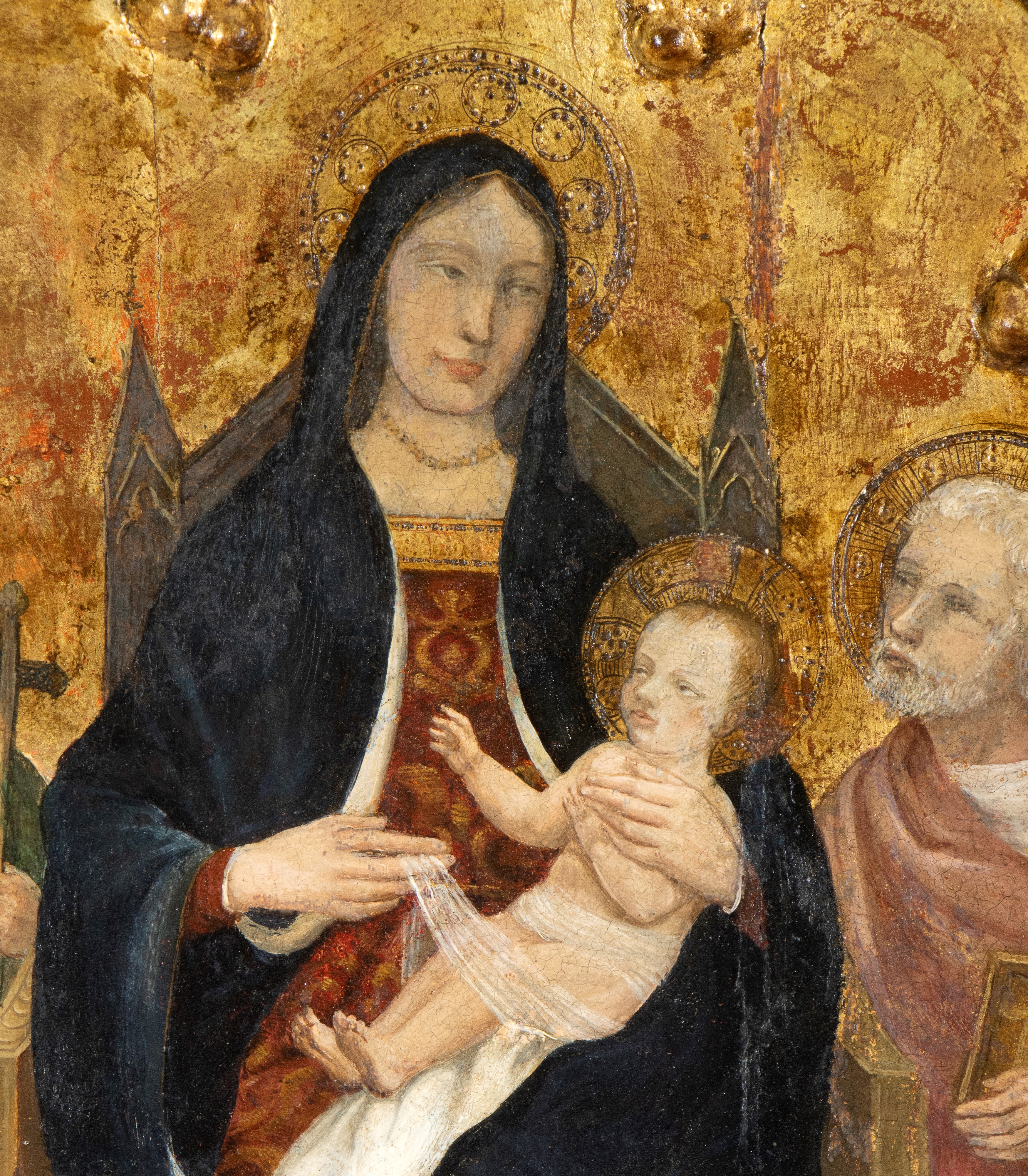 Bicci di Lorenzo - Madonna in Trono con Bambino e Santi
