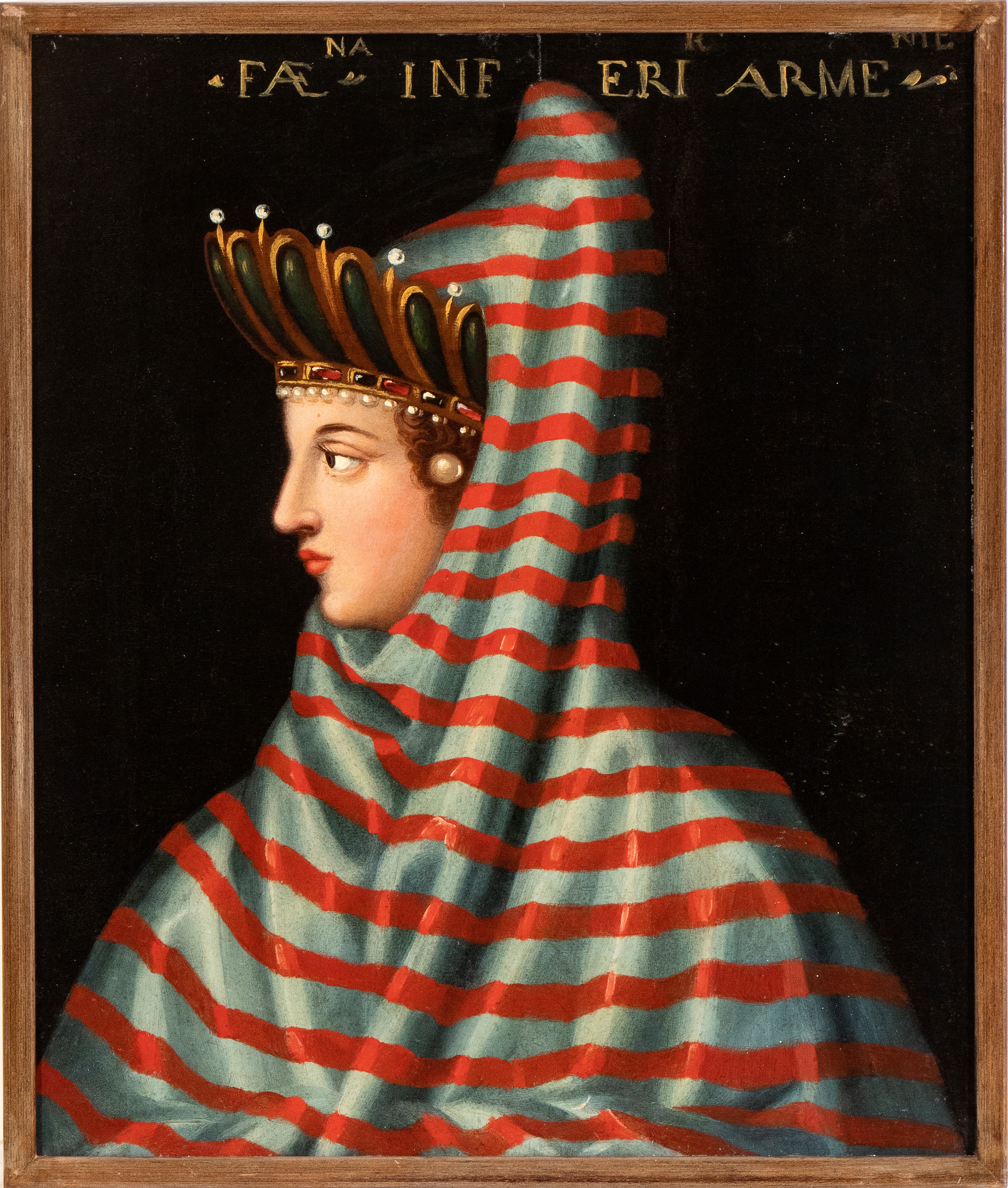 Artista Fiorentino, XVII - XVIII Secolo - La Moglie di Solimano e la Sua Corte. Serie di Sei Dipi...
