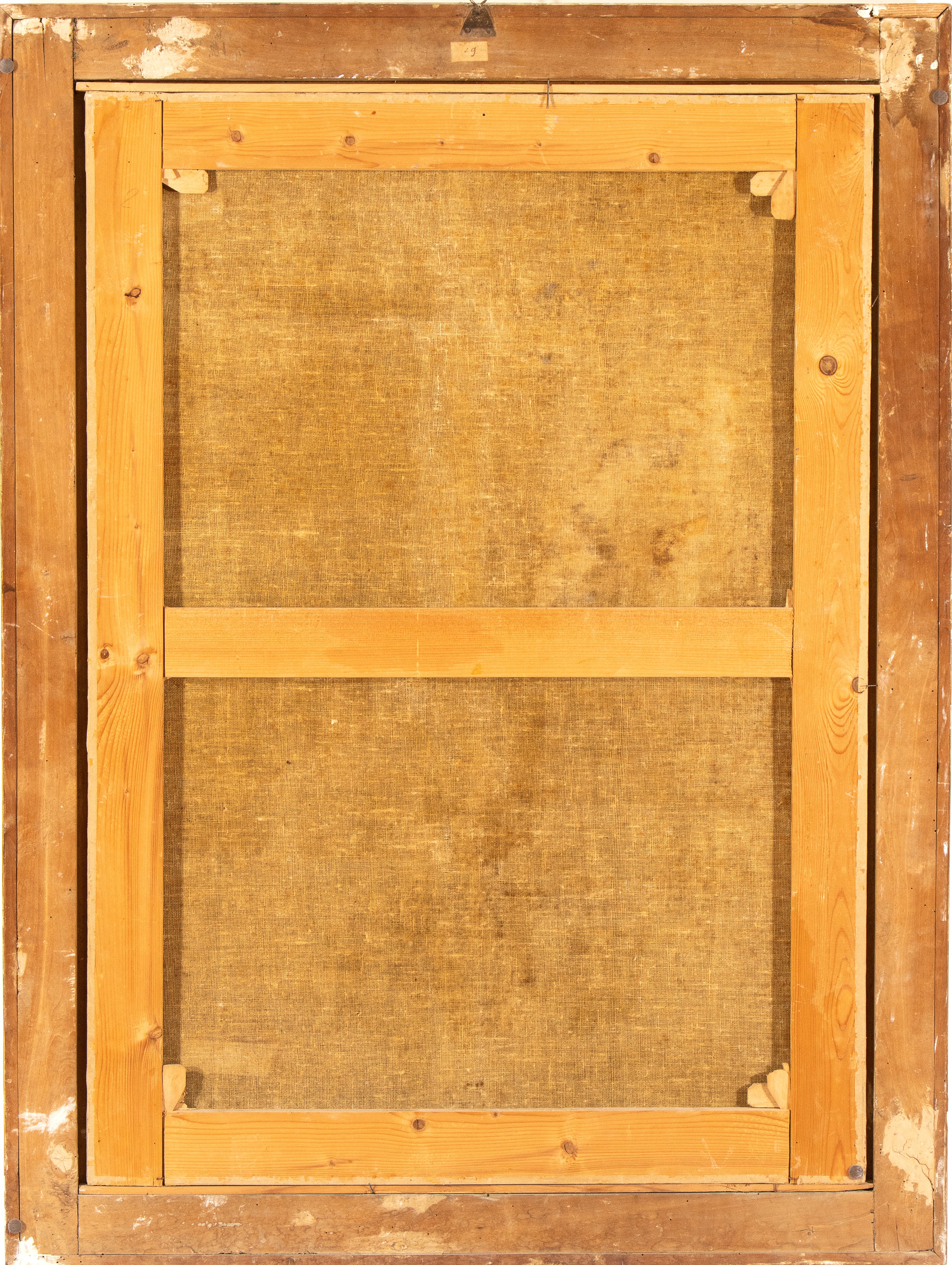 Coppia di grandi nature morte con bouquet di fiori in vasi di metallo istoriati