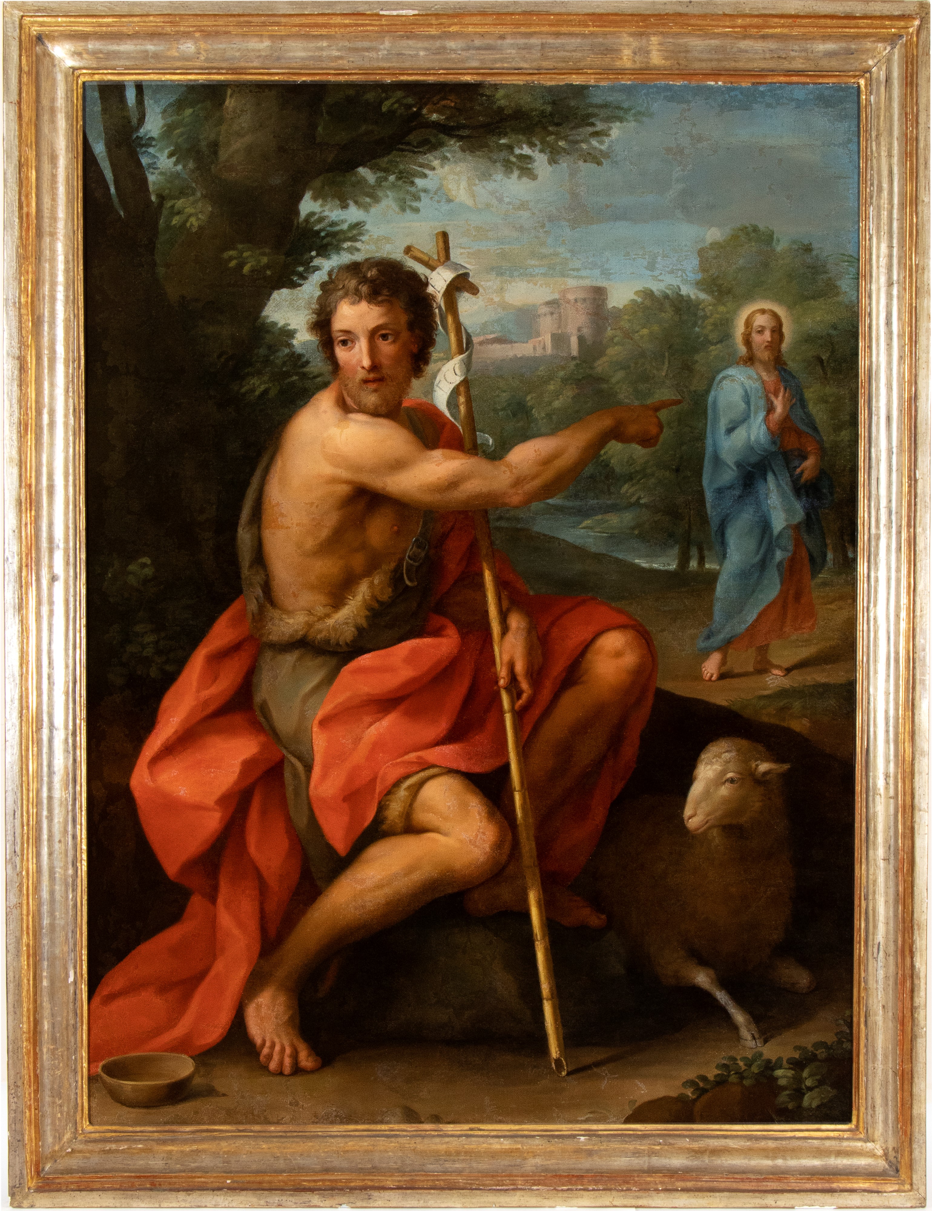 Placido Costanzi - San Giovanni Battista Indica Cristo Come L'agnello di Dio