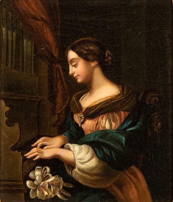 Carlo Dolci - Santa Cecilia all'organo