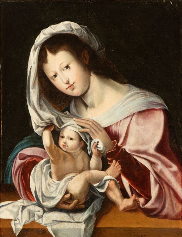 Jan Gossaert il Mabuse - Virgin with Child