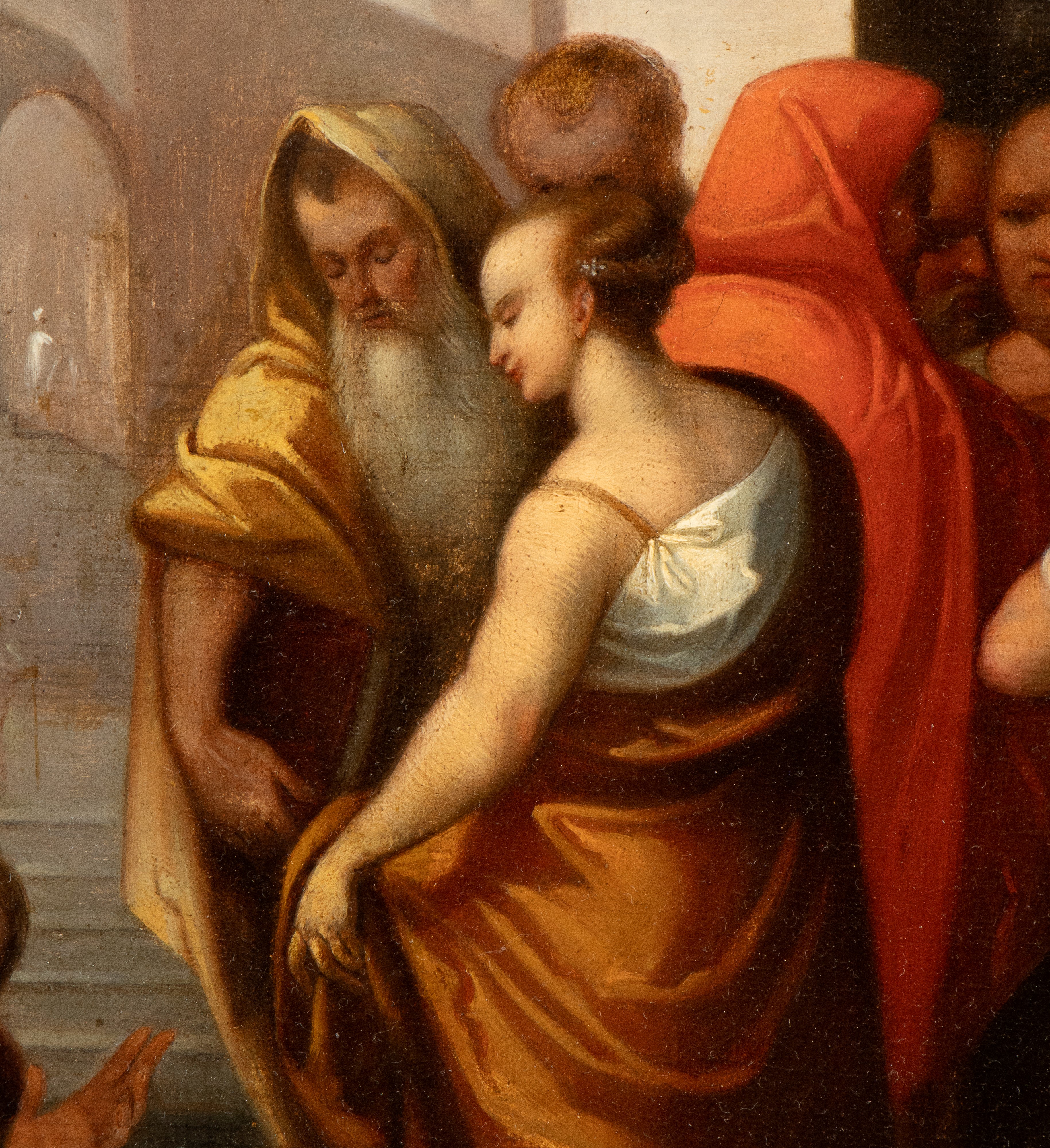 Artista Centro-italiano, Seconda Metà XVI Secolo - Cristo e L'adultera
