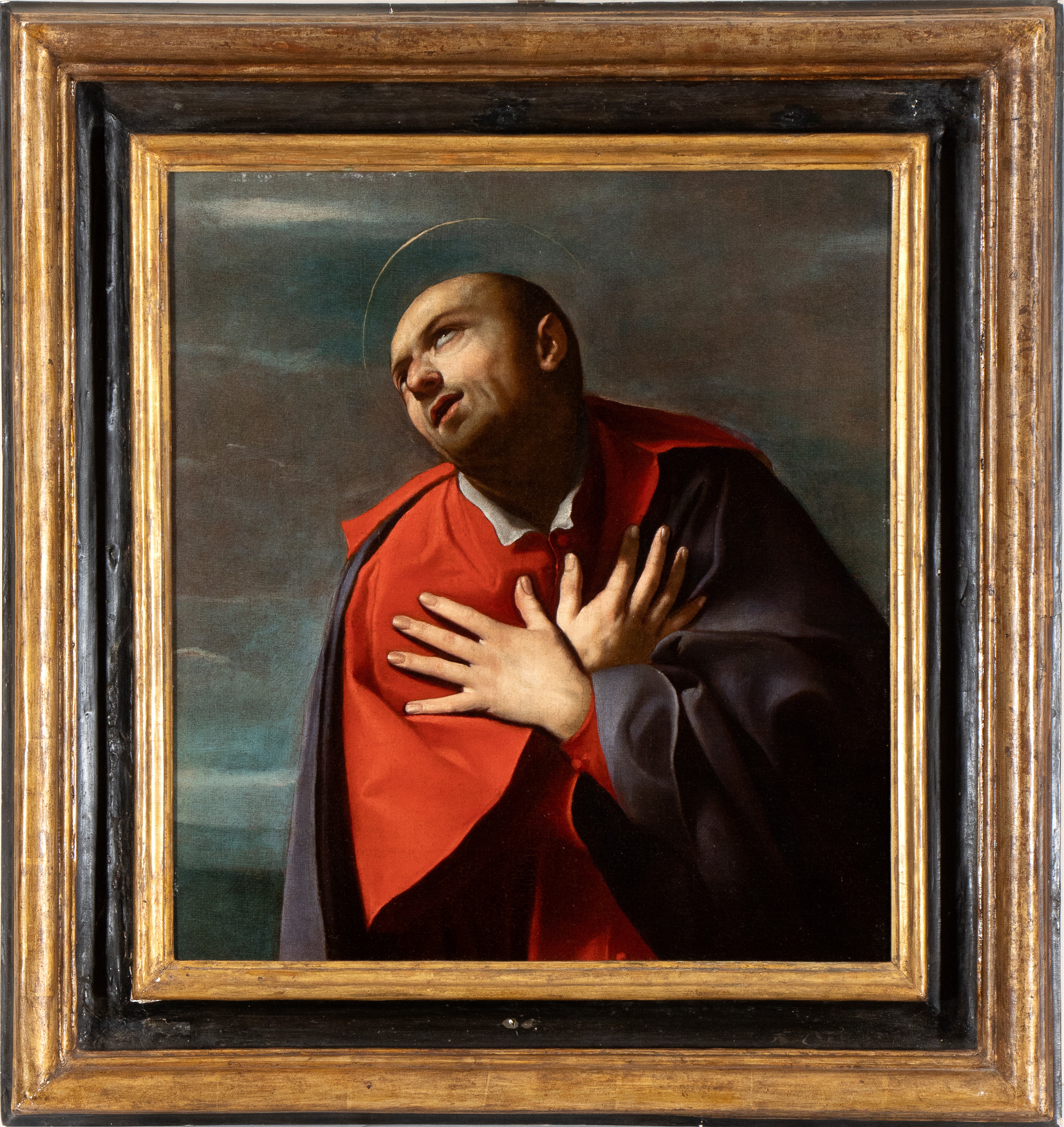 Carlo Saraceni - San Carlo Borromeo con le Braccia Incrociate sul Petto