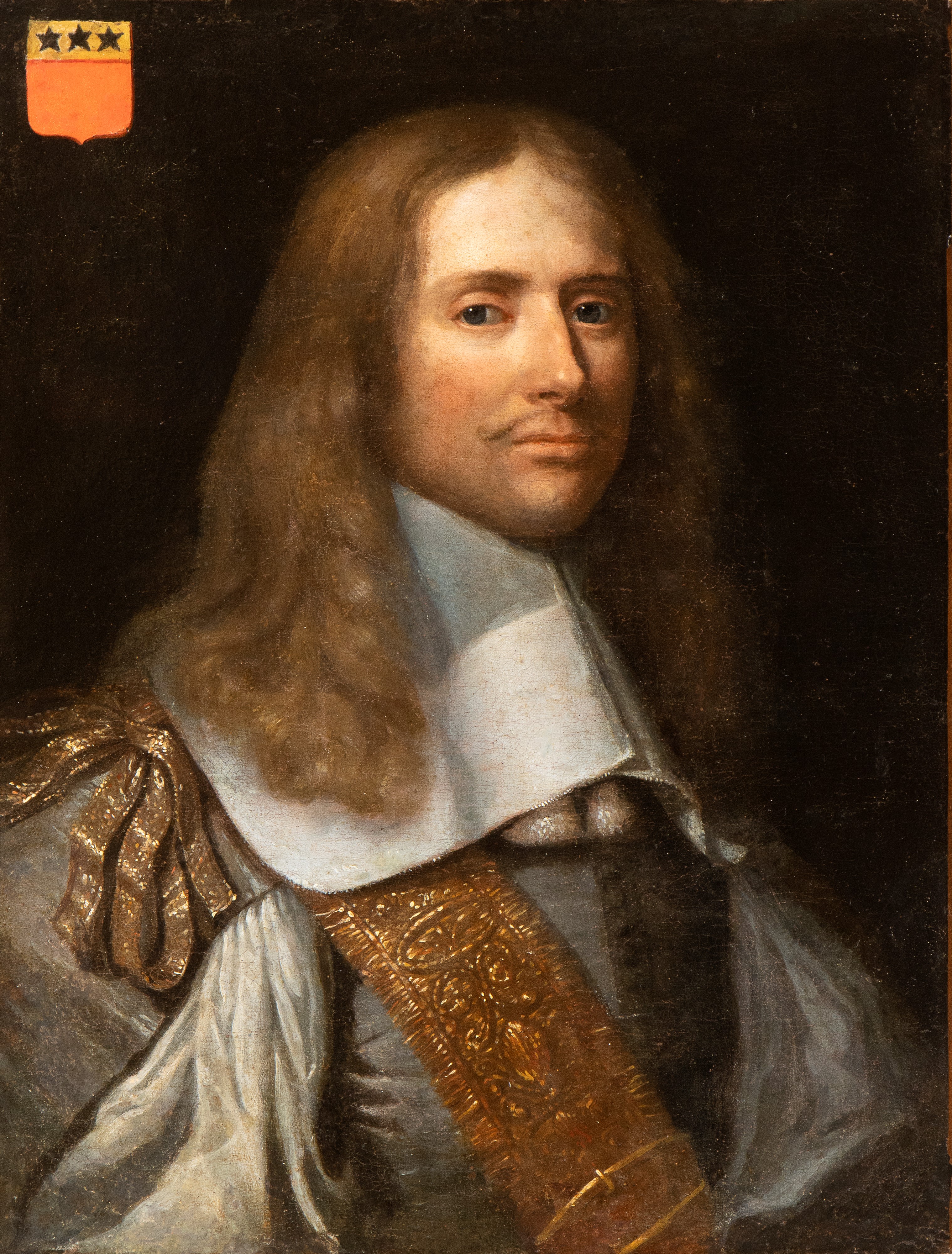 Philippe De Champaigne - A) Ritratto di Nobiluomo della Famiglia Grand-rullecourt; B) Ritratto di...