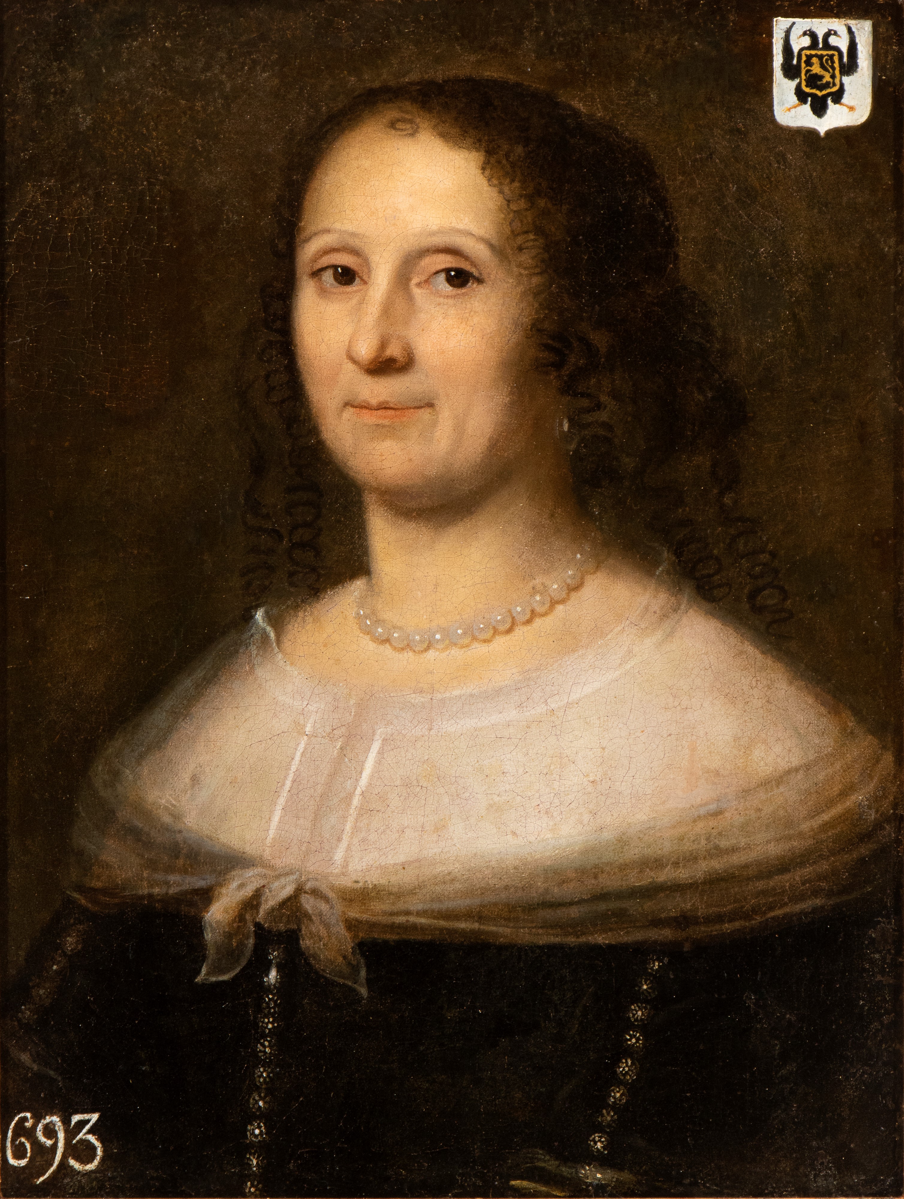 a) Ritratto di nobiluomo della famiglia Grand-Rullecourt; b) Ritratto di nobildonna della famigli...