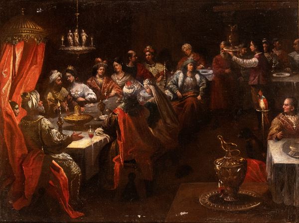 Frans Francken  il Giovane - The Banquet of Balthazar