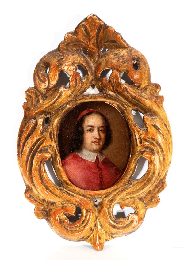 Artista attivo a Roma, seconda met&#224; XVII secolo - Portrait of Cardinal Decio Azzolino (1623-1689)