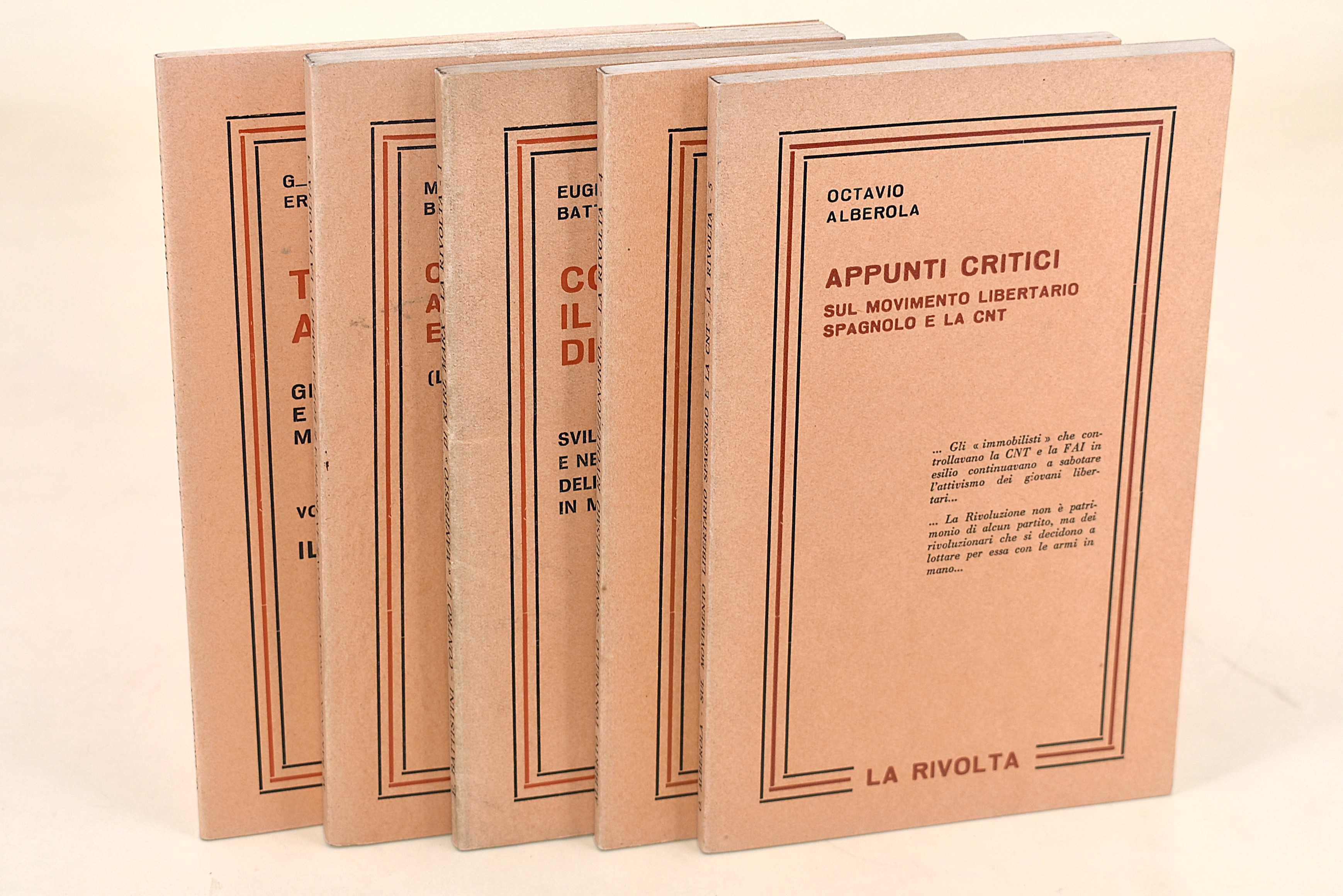 Anarchia, Editrice La Rivolta, Karl Marx e il Marxismo - 5 volumi