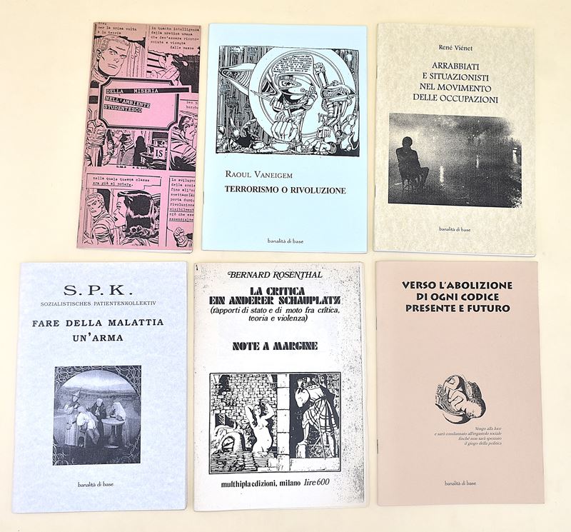 Opuscoli Anarchia. Sociologia e Lotta di Classe - 6 Volumi