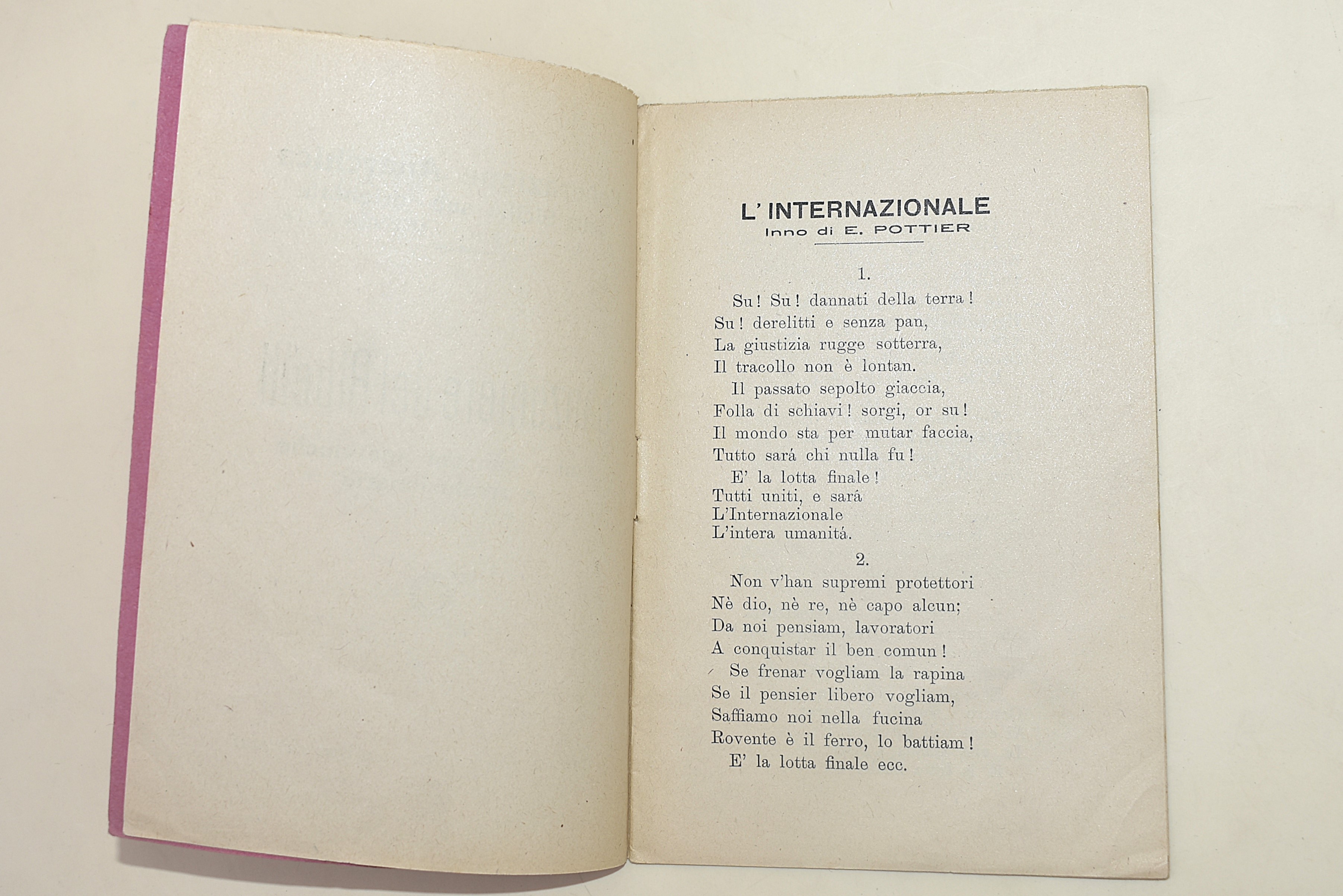 Anarchia. Opuscolo motti. Canti anarchici - 2 volumi