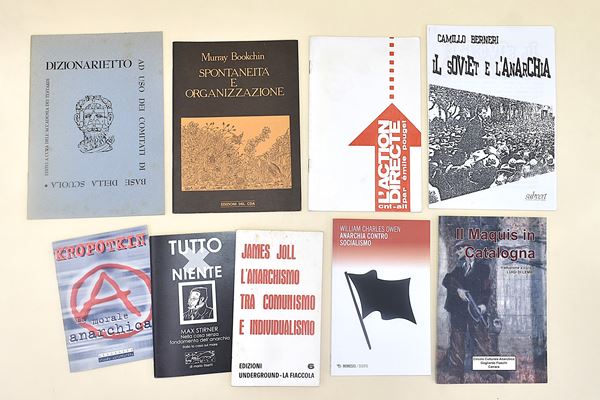 Opuscoli Anarchia. Socialismo e comunismo. Stirner, Kropotkin, James Joll e Berneri - 7 volumi