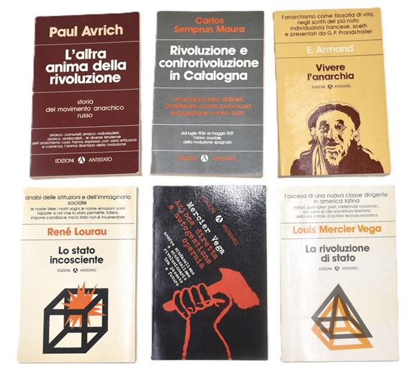 Anarchia, edizioni Antistato - 6 volumi