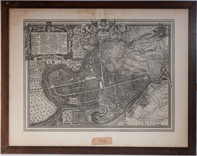 Petrus Miotte Pianta della Città di Ascoli Piceno