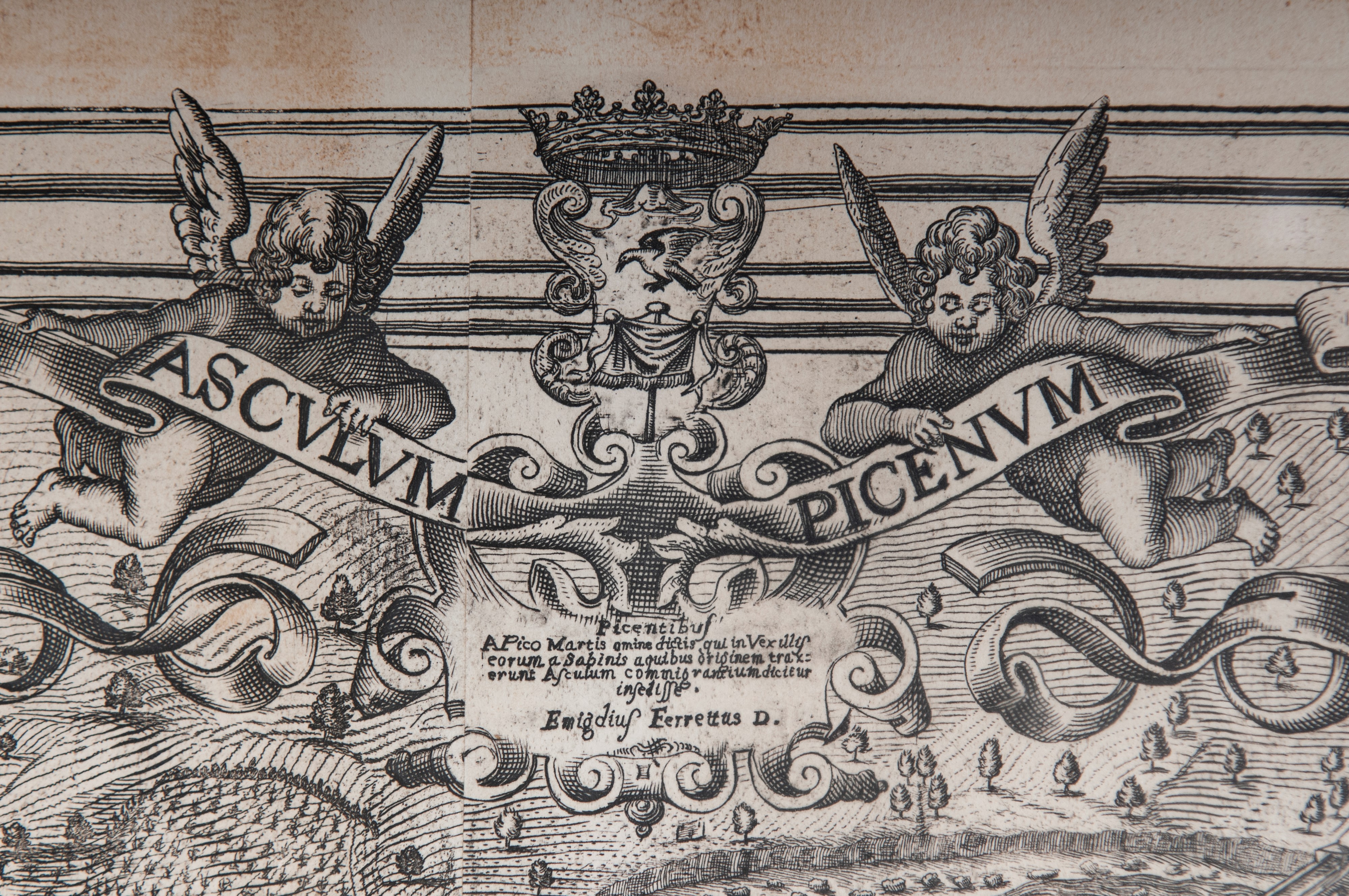 Petrus Miotte Pianta della Città di Ascoli Piceno