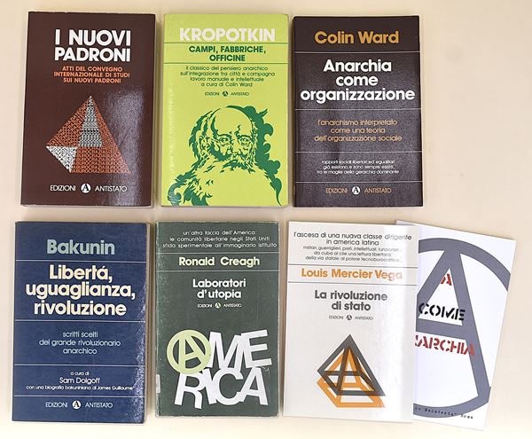 Anarchia, edizioni Antistato - 7 volumi