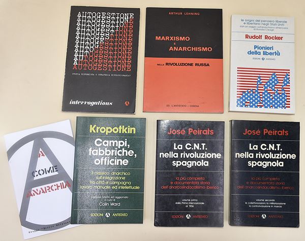 Anarchia, edizioni Antistato - 7 volumi