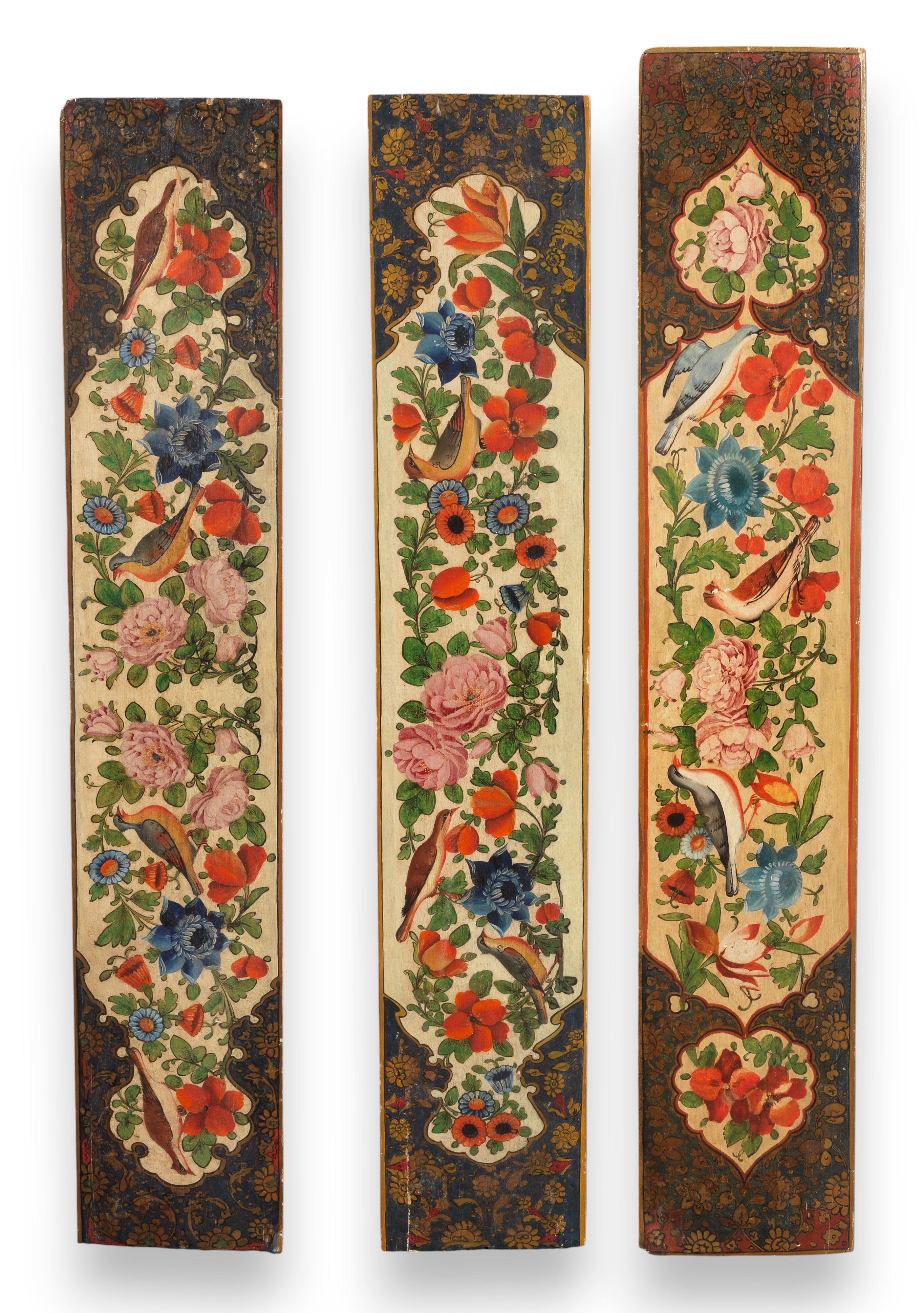 Gruppo di Nove Pannelli Decorativi Italiani