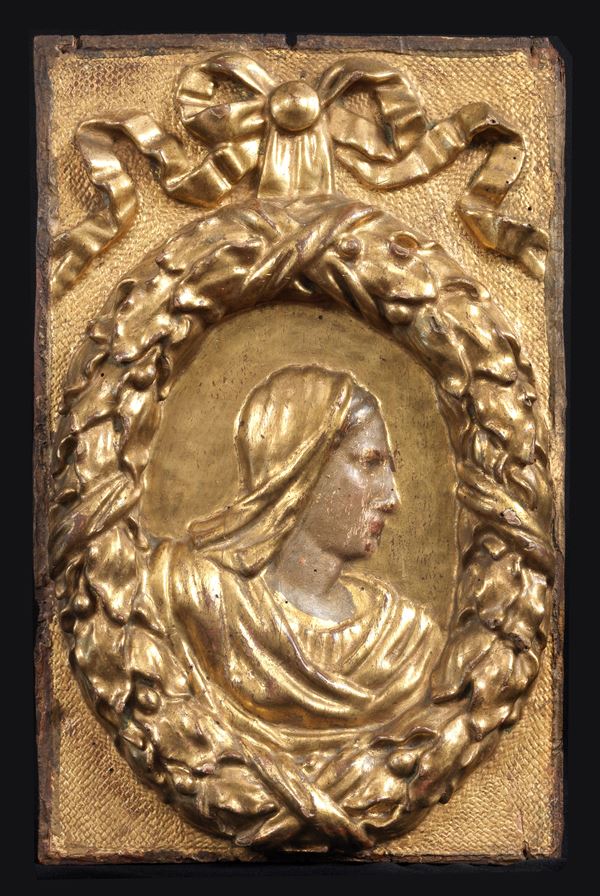 Italian gilded panel