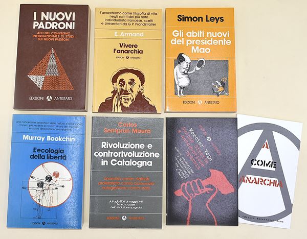 Anarchia, edizioni Antistato - 7 volumi