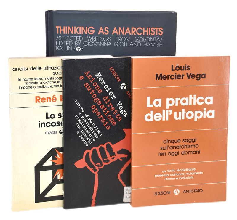 Anarchia, Edizioni Antistato & Incontro Internazionale Anarchico Venezia 1984 - 4 Volumi