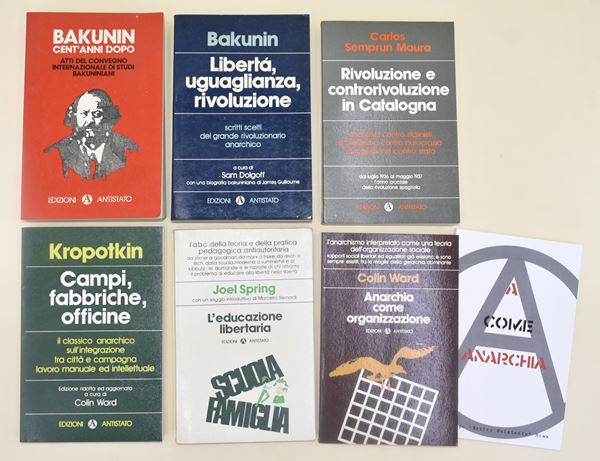 Anarchia, edizioni Antistato - 7 volumi