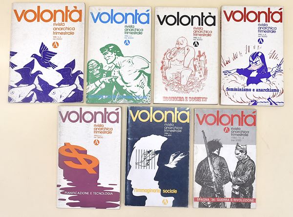 Volontà. Rivista anarchica trimestrale - 7 fascicoli