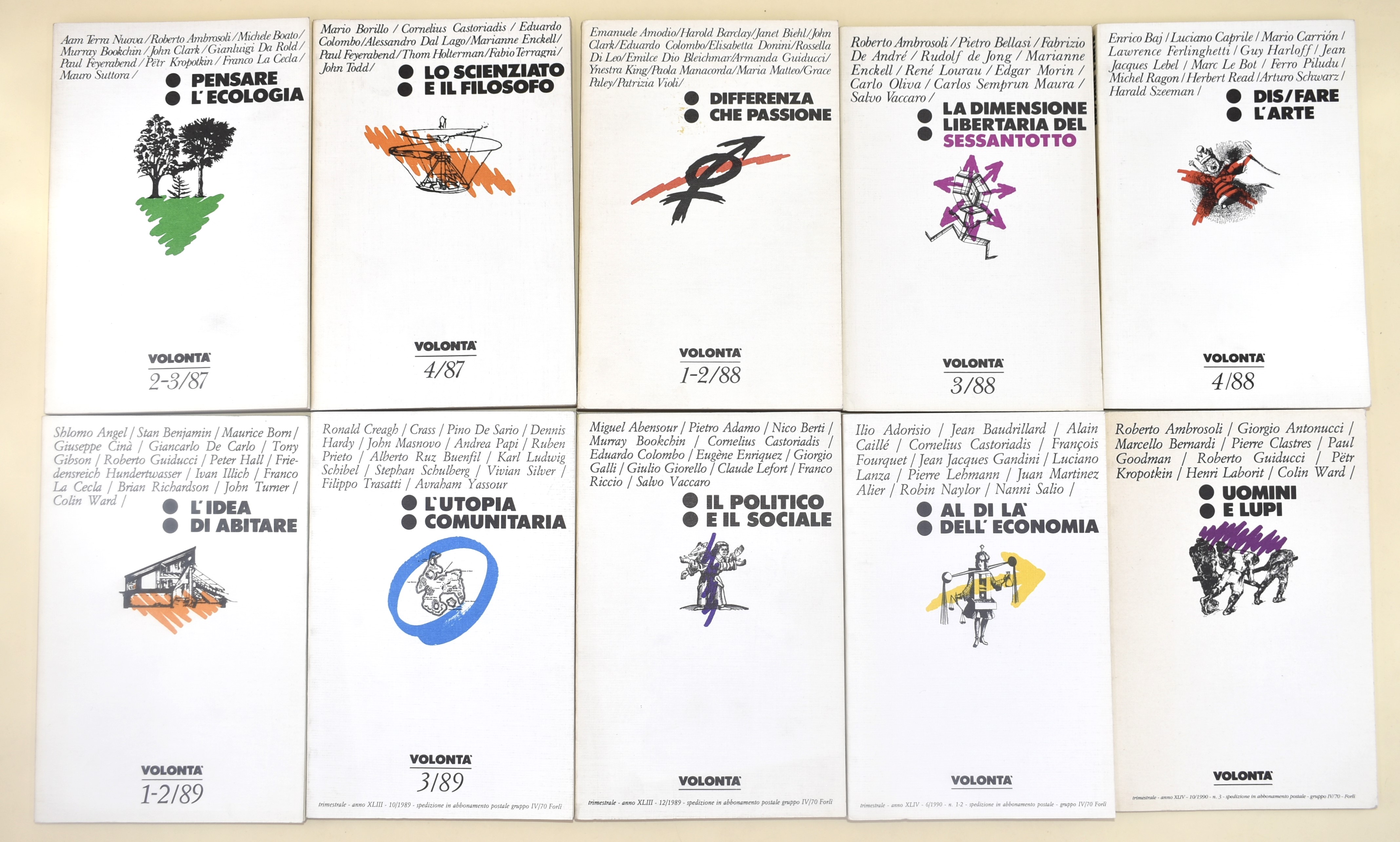 Volontà. Laboratorio di Ricerche Anarchiche - 29 Volumi