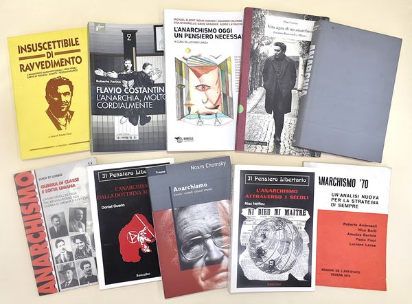 Anarchia. Opere sull'anarchismo. Alfonso Failla, Luciano Bianciardi, Noam Chomsky, Flavio Costantini - 10 volumi