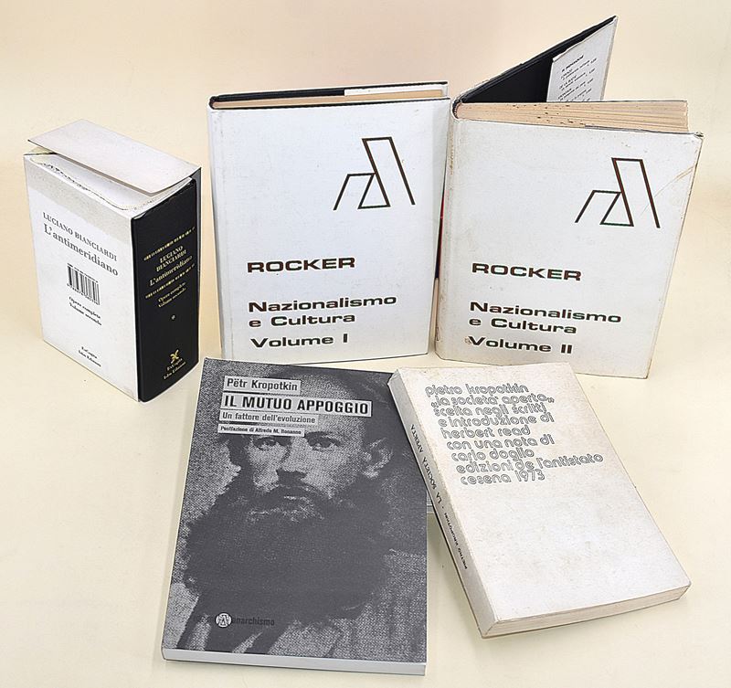 Anarchia. Opere di Petr Kropotkin e Rudolf Rocker - 4 Volumi