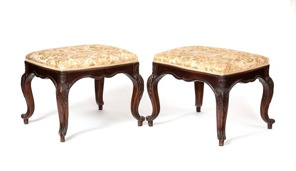  A pair of Italian benches