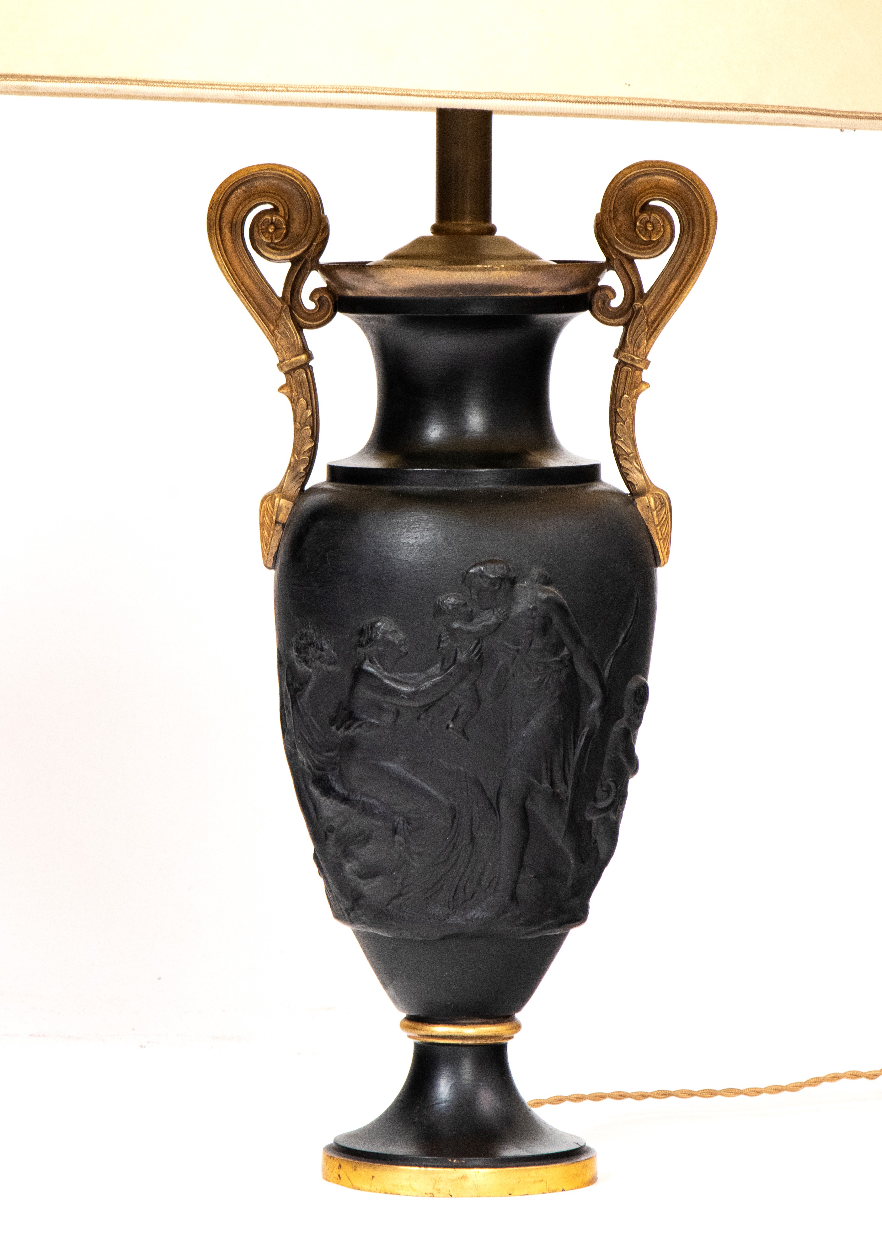 Coppia di Lampade Francesi in Bronzo