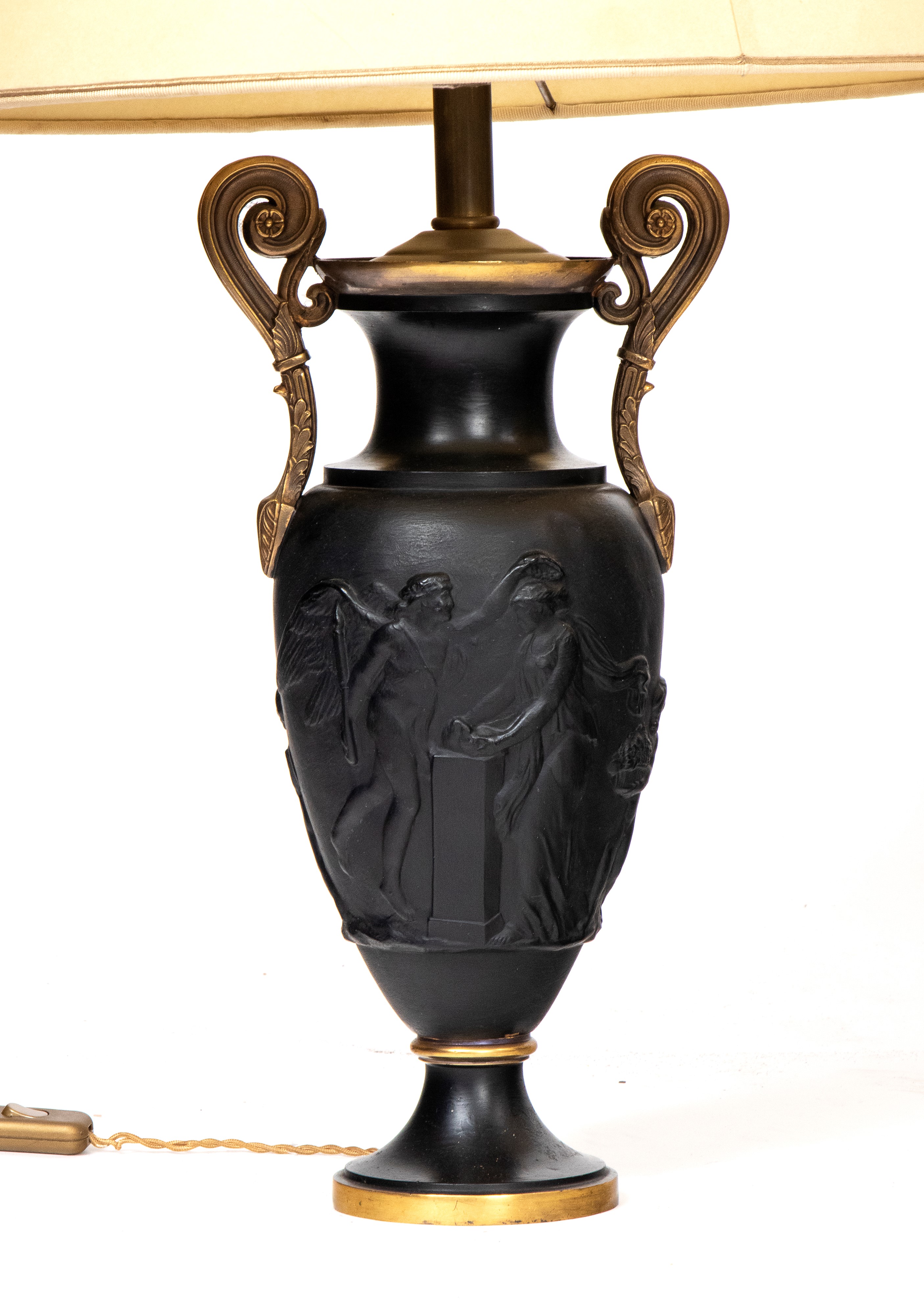 Coppia di Lampade Francesi in Bronzo