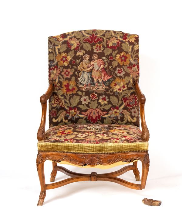 Italian armchair in Louis XV style