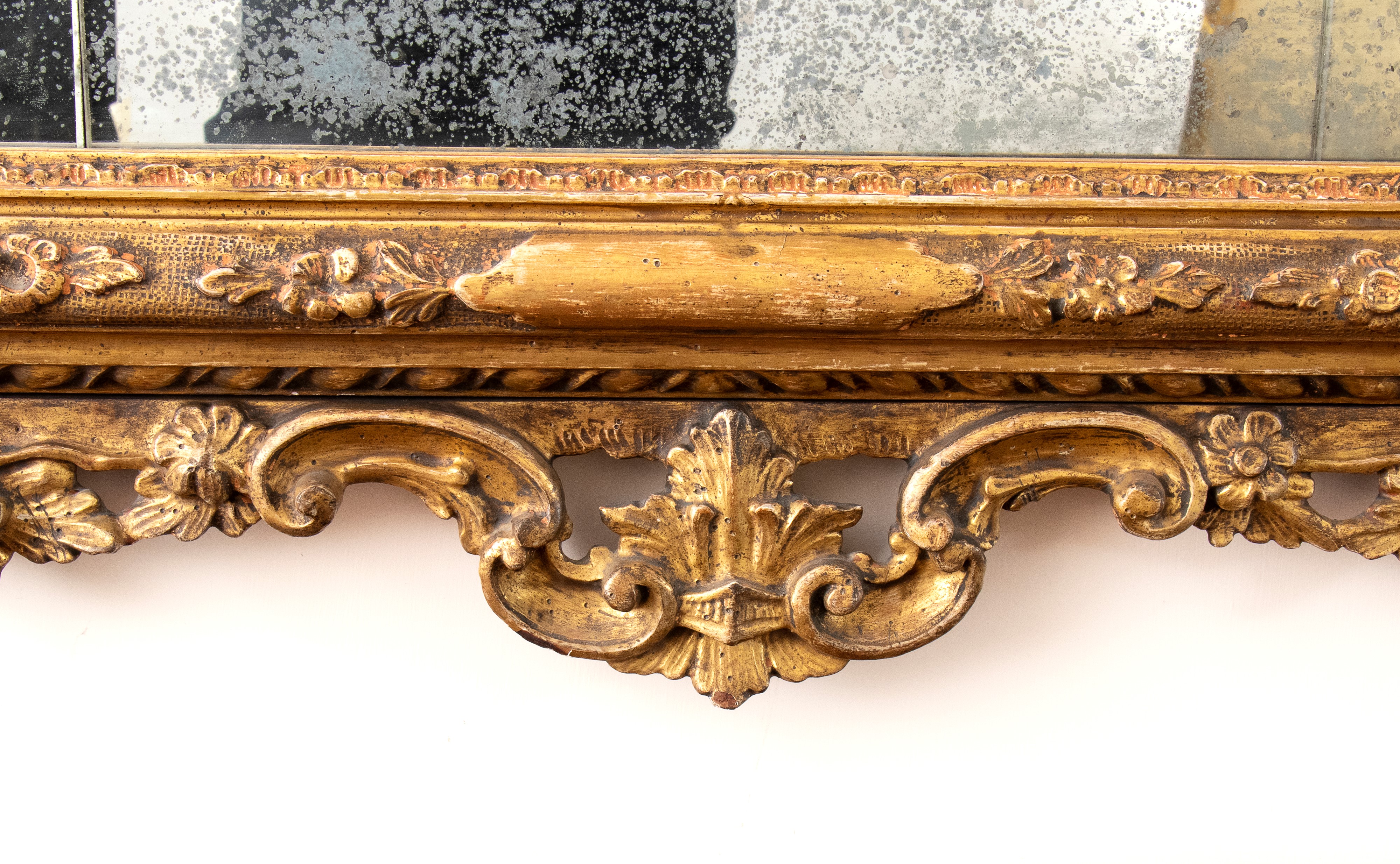 Specchiera Dorata Francese, Luigi XVI