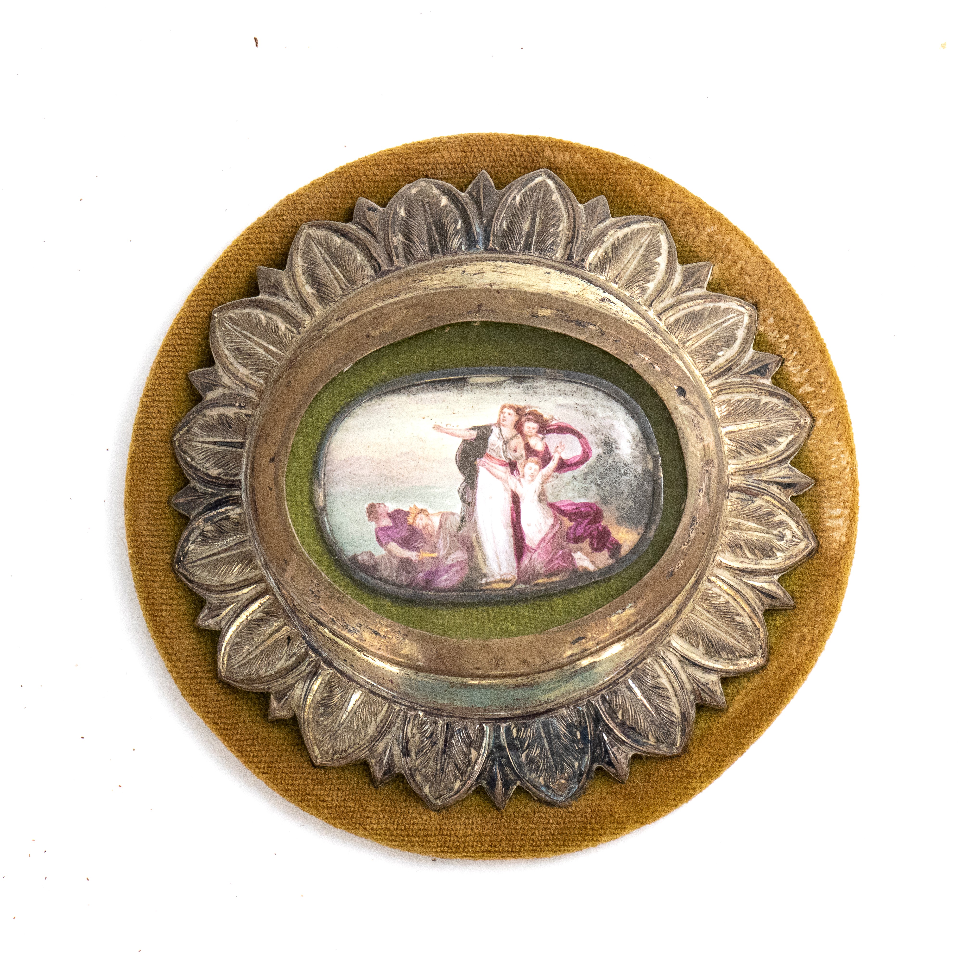 Set di Tre Miniature Italiane in Argento