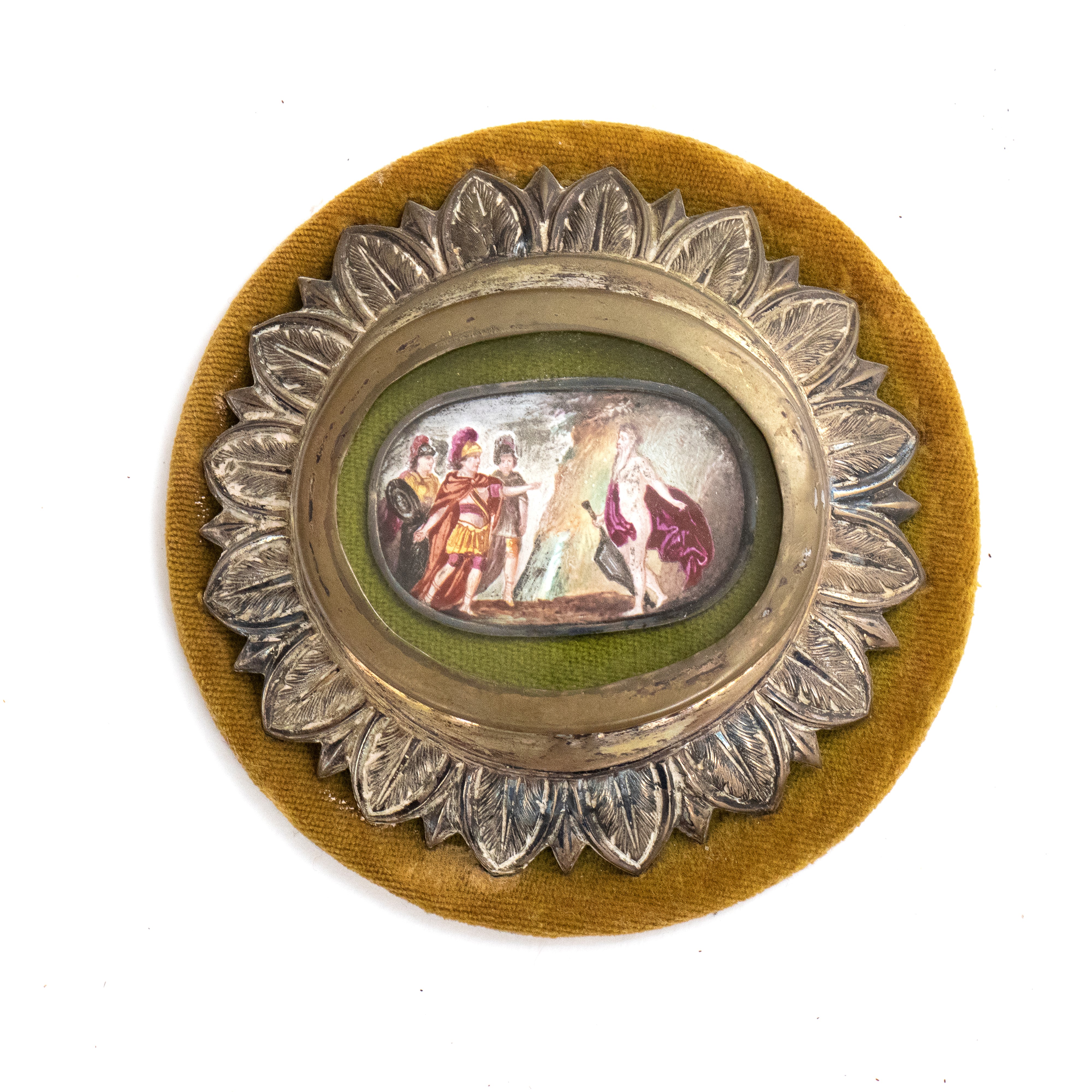 Set di Tre Miniature Italiane in Argento